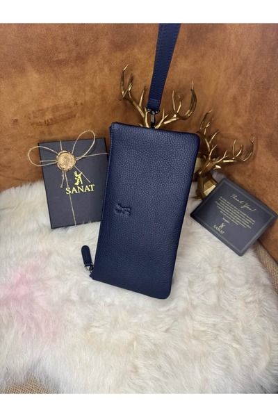 SANAT Sl-2111 Genuine Leather Wallet 21.5 cm X 11.5 cm