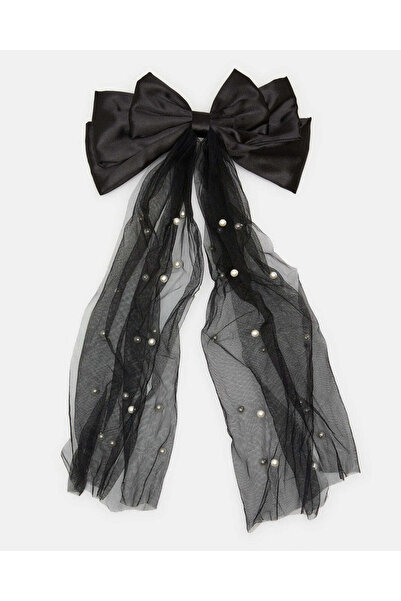 REDTAG Women Black Embellished Hair Clip