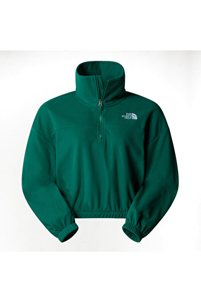 THE NORTH FACE Fleece W 100 GLACIER cu jumătate de fermoar