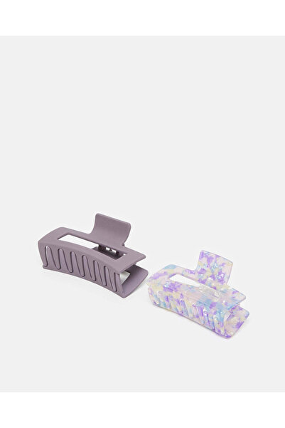 REDTAG Women Assorted Hair Claw Set (Pack of 2)