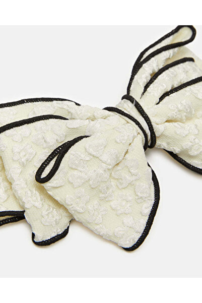 REDTAG Women Ivory Embellished Hair Clip