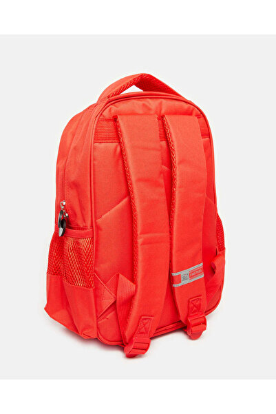 REDTAG Boys Red Cars School Backpack (16 Inch)