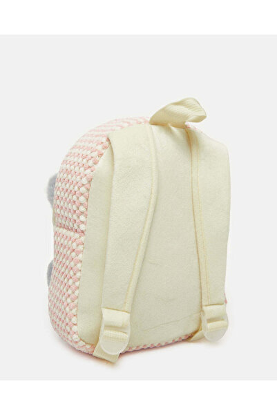 REDTAG Girls Beige Fur Backpack