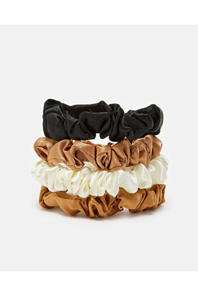 REDTAG Women Assorted Elastic Hair Band Set (Pack of 4)