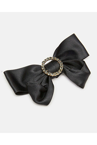 REDTAG Women Black Bow Hair Clip