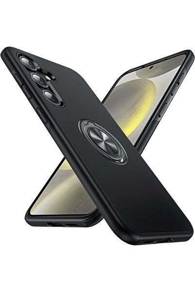 MobileSmart Husă pentru Samsung Galaxy S24, Protecție Militară, Inel Metalic ...