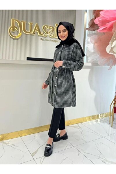 FUAT GÜRSEN Collar Fur Belted Cap