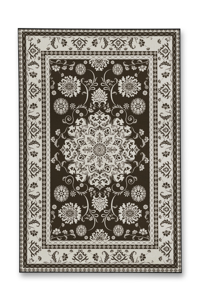 Rugs Modern Halı سجادة موسو التقليدية ذات النمط المزخرف والقاعدة المنسوجة، سج...