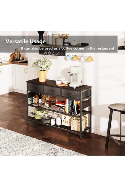 Zztcmp Modern Console Table,Console Entry Table,Sofa storage table with drawers 120*35*80 cm