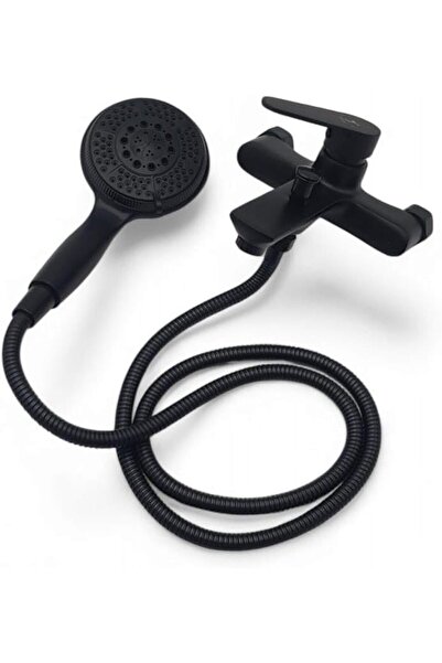 GENERAL Luxury Matte Black Wall-Mounted Shower Mixer - Italian Design