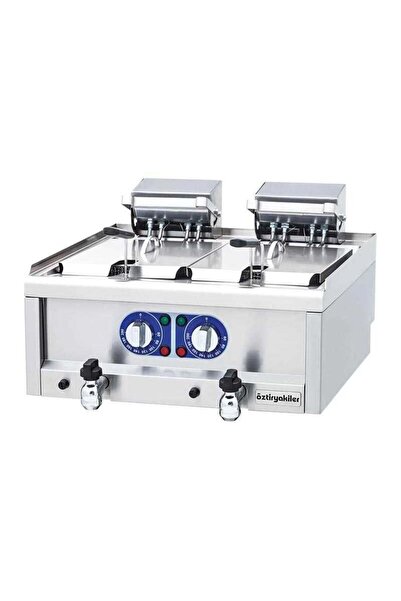 ÖZTİRYAKİLER 600 Seri Set Üstü Fritöz, İkili, 7+7 L, 60x60x26 cm