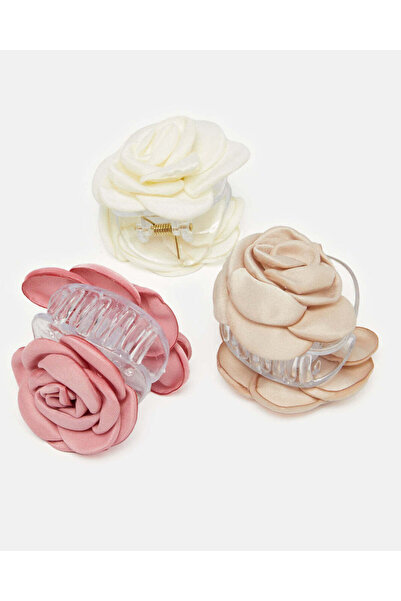 REDTAG Women Assorted Hair Claw Set (3 Piece)