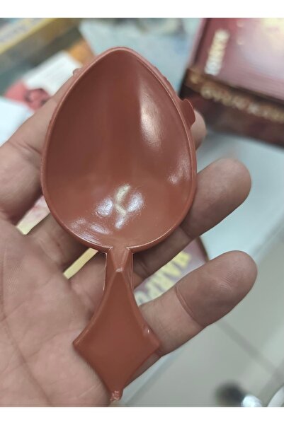 GÜVEN ملاعق بلاستيكية للعب من الميكا ذات مقبض قصير 12 قطعة