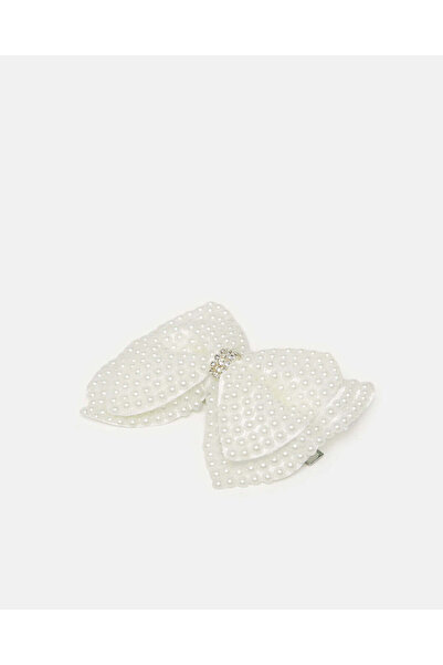 REDTAG Women Silver Embellished Hair Clip