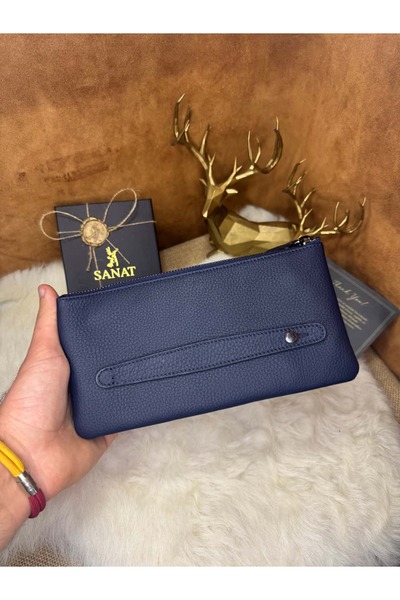 SANAT Sl-2111 Genuine Leather Wallet 21.5 cm X 11.5 cm