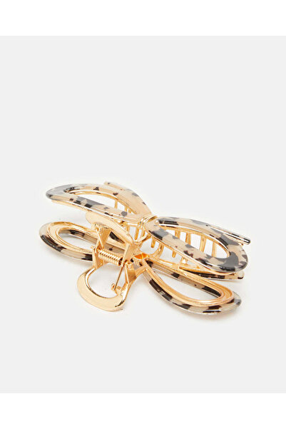 REDTAG Women Gold Embellished Hair Clip