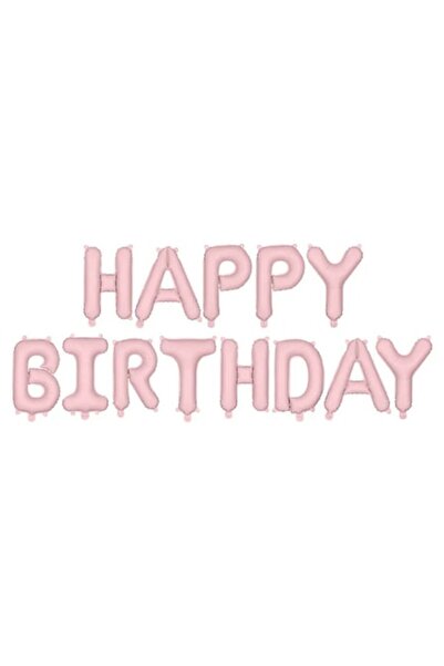 Partydeco Balon roz din folie „La mulți ani”, 340 x 35 cm, decorațiune pentru...