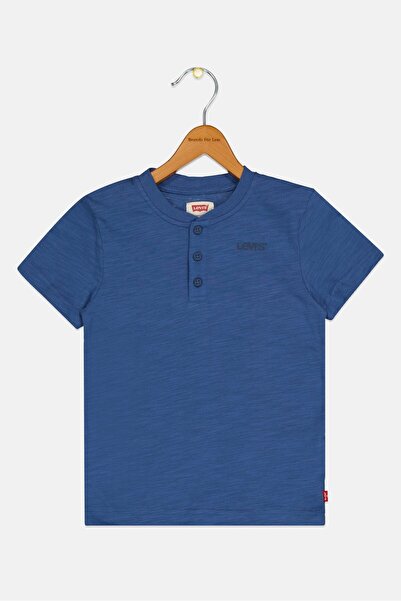 Levi's Kids Boy Brand Logo Short Sleeve T-Shirt, Slate