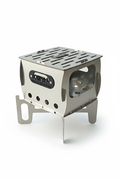 BAUPOR Paslanmaz Çelik Portatif Taşınabilir Mangal & Ateş kutusu, 304 Kalite Çelik