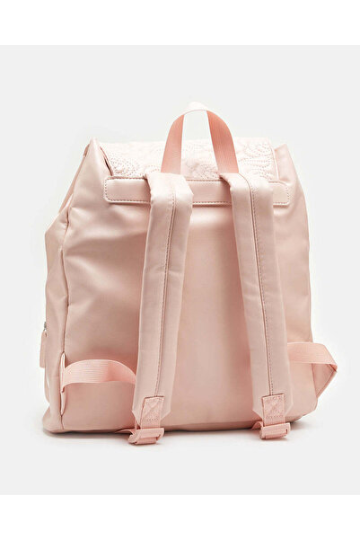 REDTAG Girls Pink Embroidery Backpack