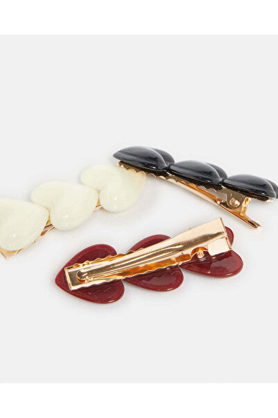 REDTAG Women Assorted Embellished Hair Clip Set (3 Piece)