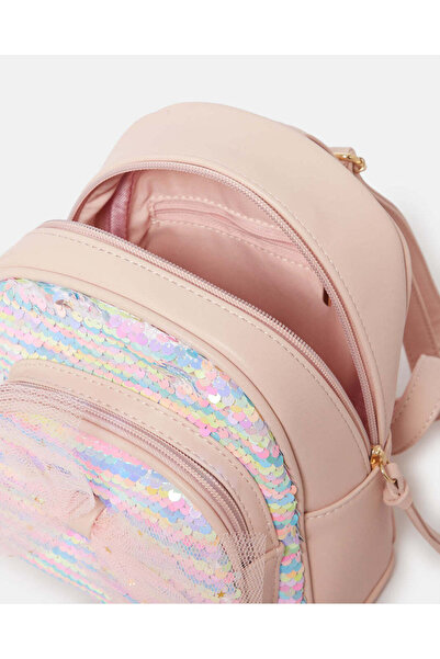 REDTAG Girls Pink Embellished Backpack