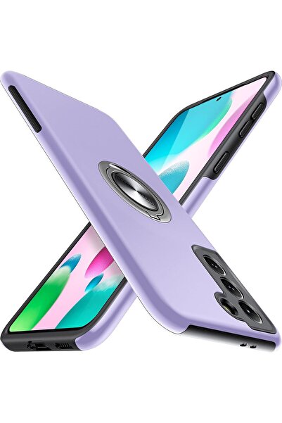 MobileSmart Husă pentru Samsung Galaxy S21, Protecție Militară, Inel Metalic ...