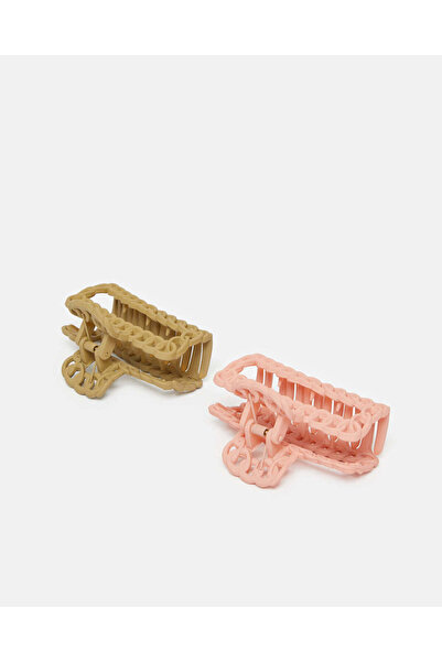 REDTAG Women Assorted Hair Claw Set (Pack of 2)