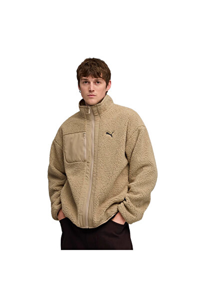 Puma Reversible Sherpa Men's Brown Jacket 68837155