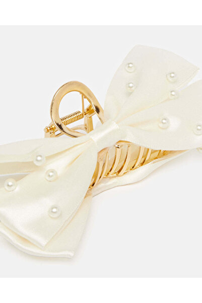 REDTAG Women White And Gold Hair Claw