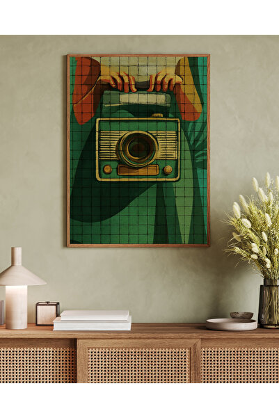 woodhomeworks Tek Parça Salon Ofis Dekor Tablo Vrynt