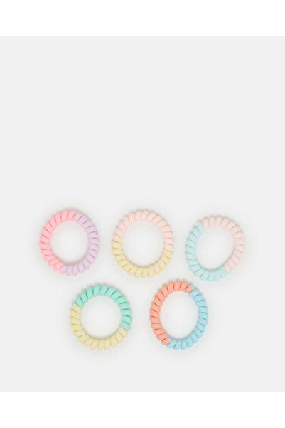 REDTAG Girls Assorted Hair Ring Set (5 Piece)