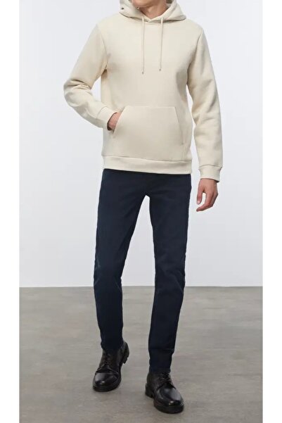 JSCO Men's Hooded Kangaroo Pocket Soft Cotton Three-Ply Fabric Top Quality Sweatshirt