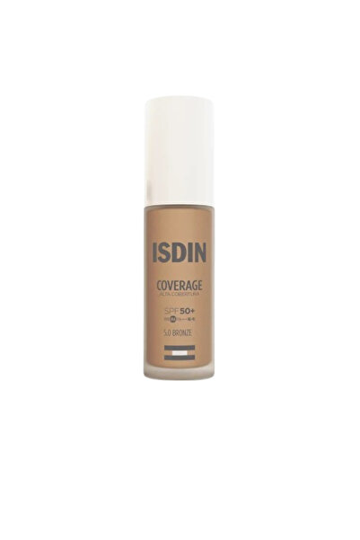 ISDIN COVERAGE SPF50+ 5.0 bronze foundation with medium to high coverage 30 g