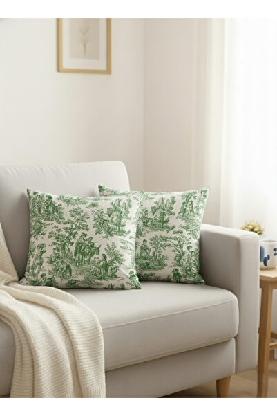 shopshop French Country Rustic Vintage Decorative 2 Piece Pillow Cushion Cove...