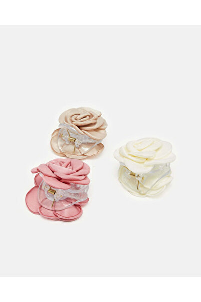 REDTAG Women Assorted Hair Claw Set (3 Piece)