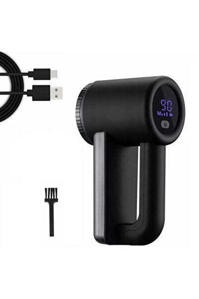 zola Lint Remover, LCD display, 3 speed levels, 6 blades, USB-C charging