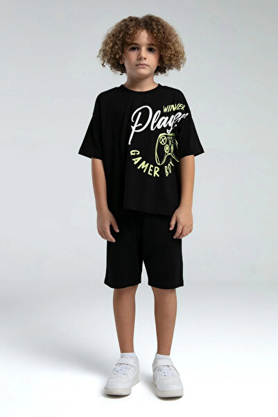 Rolypoly Boy's bermuda set - black