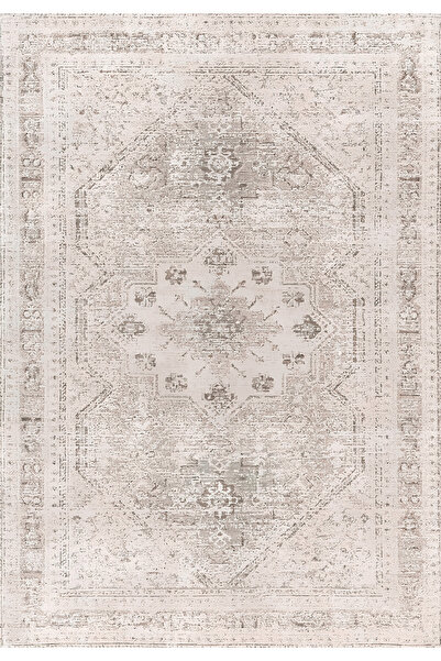 dekorug Pamuk Dokuma Taban Kaymaz Tüy Dökmeyen Vintage Halı Salon Halısı Mutf...