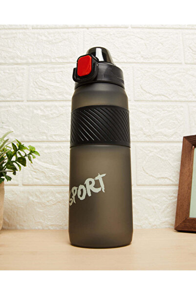 REDTAG Black Kids Water Bottle (800ml)