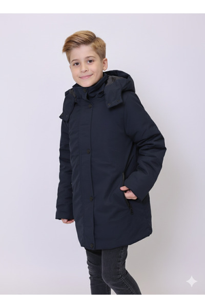 PIQUE Children's coat Hooded boys' parka