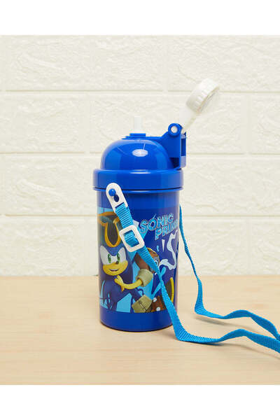 REDTAG Blue Sonic The Hedgehog Water Bottle (500ml)