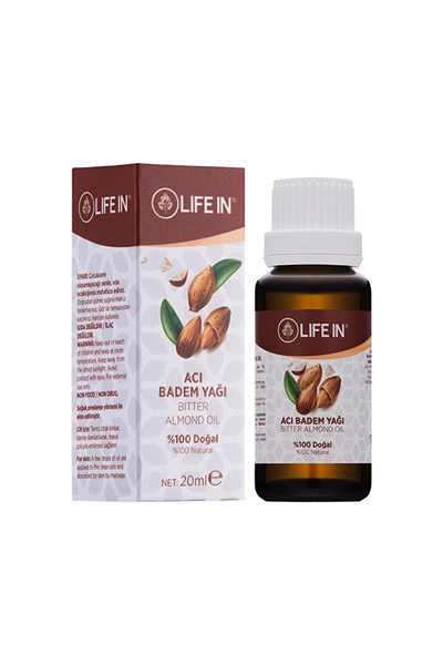 Life In 🌰   100% Natural Bitter Almond Oil – a Natural Miracle for Hair, Eyelashes, and Skin Care!