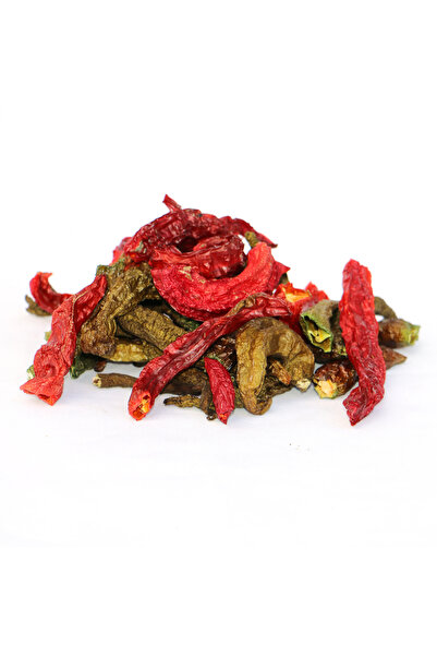 Güneşin Meyveleri Kuru Biber Yeşil - Kırmızı Karışık 50 Gr.