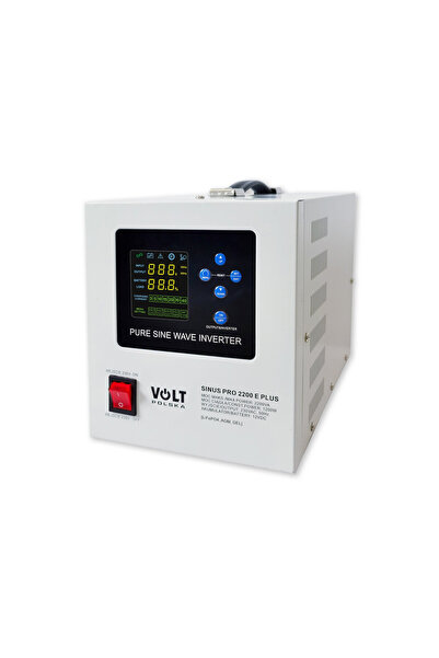 VOLT POLSKA Centrală termică UPS VOLT pentru baterii agm, gel, lifepo4, 1200W 12V / 230V