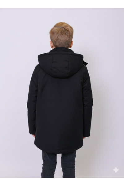 PIQUE Children's coat Hooded boys' parka