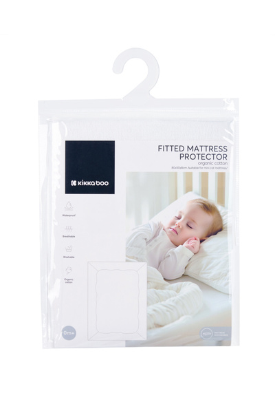 Kikka Boo KikkaBoo waterproof cotton cover 80x50x8 cm for carrycot mattress or co-slee crib