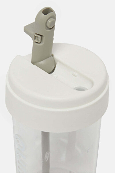 REDTAG White Printed Water Bottle (480ml)