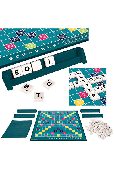 EDUJUCARII Scrabble, Classic Word Game for All Ages