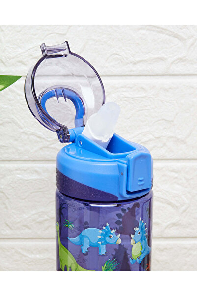 REDTAG زجاجة مياه مطبوع باللون البحري (600 مل)